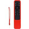 kivrimlarv Custodia in silicone per controllo TV, antiscivolo, antiurto, delicata sulla pelle, leggera, resistente ai graffi, ideale per l'intrattenimento domestico, 17 x 4 cm