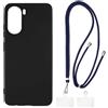 Shantime Custodia TPU con Tracolla/Collana a Spalla Compatibile con ZTE Blade V50 Design 5G, Cover Protettiva Antiurto con Laccio Regolabile