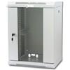Techly Professional 101652 Armadio Rack 10 a Muro 9 unità con Pannelli asportabili Grigio Prof. 300 mm Grigio
