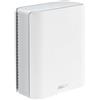 ASUS ZenWiFi BT8 1-Pack - WiFi 7 Mesh tribanda, 14 Gbps, due porte 2,5 G, sicurezza e controllo parentale incluse, Smart Home Master SSIDs, 4G & 5G Mobile Tethering, Bianco
