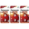 PANASONIC Confezione da 3 blister da 2 batterie LR44 Micro Alcaline, 1,5 V