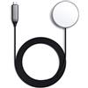 SATECHI Cavo di Ricarica Magnetica Wireless USB C Qi fino a 10W, Caricatore Magnetico Compatto per Serie iPhone 17 a 12, Android - Cavo 1,5 m