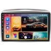 UHSFRA Android 15 Autoradio 2 Din per Lancia Ypsilon 2006-2011 9 Pollici Touch Screen Autoradio con Comandi al volante CarPlay senza fili Telecamera Posteriore Navigazione GPS Bluetooth(A2 2G+32G)