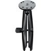 RAM MOUNT DOUBLE SOCKET ARM LONG W/ 2.5 ROUND BASE