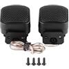 Zohisin Speaker Auto Tweeter 2 Pezzi Altoparlante Piccolo Quadrato Potente 500W Suono Chiaro Installazione Semplice per Auto Design Antipolvere