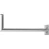 DUR-line WHSF - Supporto da parete in acciaio zincato caldo, 75 cm, supporto da parete per antenna parabolica