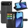 JIUNINE Cover per iPhone Air, Custodia Portafoglio Libro in Pelle Sintetica Antiurto Cover Flip Case con [Carta Fessura] [Supporto Stand] [Fibbia Magnetica], Nero