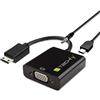 Techly 302921 Cavo Convertitore Adattatore da HDMI™ Mini C a VGA con Micro USB e Audio Nero
