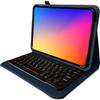Navitech Custodia per tastiera Bluetooth con rotazione blu compatibile con tablet TECLAST P30T 10.1