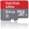 SanDisk Scheda di Memoria Sandisk Ultra Android MicroSDXC da 64 GB, con Adattatore SD, fino A 80 Mb/Sec, Classe 10 FFP, [Vecchio Modello]