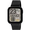 Liu Jo SWLJ023 Smartwatch Unisex Adolescente Nero con Cassa in Acciaio Diametro: 43 x 35 mm