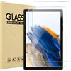 XZC [Set di 2] Vetro Temperato per Samsung Galaxy Tab A8 10,5 2021 2022, SM-X200/X205 Protezione schermo, ad alta definizione, 9H Durezza, Anti Graffi, Senza Bolle