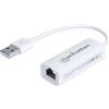 Manhattan IC Intracom Manhattan Hi-Speed USB 2.0 to Fast Ethernet Adapter - Netzwerkadapter - USB 2.0-10/100 Ethernet - Weiß