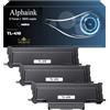 alphaink 3 Toner Compatibili con Pantum TL-410 TL410 stampanti Pantum P3010D P3010DW P3300DN P3300DW M6700D M6700DW M7100DN M7100DW M6800FDW M72 4500 Copie (3 Toner)