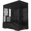 Lian Li Vector V100MIX V100 Mini Custodia PC compatta in vetro temperato panoramico compatibile con Backet-Connect Micro-ATX, GPU 415 mm, radiatore 360 mm, ventole 9 x 120 mm, filtro antipolvere, RGB