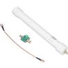 ViaGasaFamido Antenna ADS-B 1090MHz Alto Guadagno 9dBi Omnidirezionale con Connettore SMA per Monitoraggio Aereo con Amplificatore Integrato per Utilizzo Interno