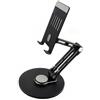 TUOPUONE Supporto regolabile per monitor portatile, compatibile con monitor da 4 a 18,5 pollici, supporta la rotazione multiasse, base ponderata e design ergonomico, pieghevole per una facile