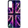 Mixroom - Cover Custodia Back case In TPU Silicone Morbida Per Xiaomi Redmi Note 11 / 11s 4G Fantasia Bandiera Uk Sfondo Infinito M535