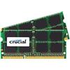 Micron Crucial CT2K8G3S1339M Kit Memoria per Mac da 16 GB (8 GB x2), DDR3/DDR3L, 1333 MT/s, PC3-10600, SODIMM, 204-Pin