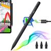 ESR Penna Stilo per iPad con sensibilità all'inclinazione, Pencil per Apple iPad 10/9/8/7/6, PRO 11, PRO 12.9, Mini 6/5 e iPad Air 5/4/3, Zero segni della Mano sullo Schermo, Aggancio Magnetico, Nero