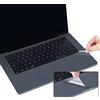 CASEDAO Cover per poggiapolsi per MacBook Air M2 2023 Chip 15,3 pollici A2941 Laptop, MacBook Air 15 Trackpad Protector, MacBook Air M2 poggiapolsi adesivi protettivi per la pelle decalcomanie - Midnight