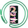 Tumundosmartphone Cover Ciondolo Trasparente per Realme C21Y/C25Y Con Cordino - Verde Acqua