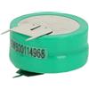 vhbw NiMH Batteria a bottone di ricambio 3 pin tipo 2/V250H 250mAh 2,4V compatibile con batterie compatibile con modellismo, luci solari ecc.