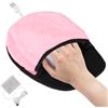 Agatige Tappetino per il mouse riscaldante USB, grande tappetino per il mouse riscaldante per le mani Scaldamuscoli per computer invernale Accessori da scrivania portatili per uomini e donne (rosa)