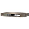 Tenda TEF1024D Switch Desktop 24 Porte RJ45, Fast Ethernet 10/100 Mbps, Plug & Play, Struttura in Acciaio