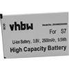 vhbw batteria compatibile con Ulefone S7 smartphone cellulare (2500mAh, 3,8V, Li-Ion)