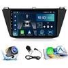 DAEFAG Android 14 Autoradio per VW Tiguan 2017-2019 9 Pollici Stereo Auto Radio Doppio DIN con CarPlay/Android Auto GPS USB Bluetooth WiFi FM Comandi al Volante Touchscreen(S-1(2G+32G))