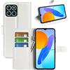 BOCTECH Cover per Honor X6 / Honor 70 Lite/Honor X8 5G, Custodia a Libro Portafoglio in Pelle PU e Silione Morbido con Porta Carte, Magnetica e Supporto Flip Case Antiurto per Honor X6, Bianco
