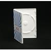 Qtecx 50 Custodie DVD Singole Bianche, Box porta DVD 14 mm - Qtecx