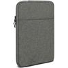 moex Custodia per tablet Lenovo Tab Plus, con cerniera e scomparto per accessori, in tessuto di nylon, morbida imbottita, custodia protettiva minimalista Dash Case, grigio scuro