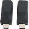 Annadue Trasmettitore e Ricevitore HDMI, Kit Extender HDMI Wireless, Extender da RJ45 a HDMI da 165 Piedi su Cavo Ethernet Cat5 Cat6 Singolo Adattatore per Prolunga HDMI a Lunga Distanza