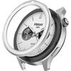 Generic Lunetta in metallo per Xiaomi Watch S4 S3, antigraffio, leggera, con pellicola protettiva in vetro temperato, lunetta di ricambio durevole (4)