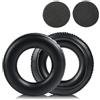 Generic Cuscinetti auricolari di ricambio compatibili con cuffie AKG K240 MKII K241 K270 K271 MKII K272 HSD171HSD271HSC271 cuffia in pelle nera