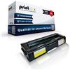 Print-Klex Compatibile Cartuccia Toner Gialla per Ricoh Aficio Spc 221 Sf Aficio Spc 222 Dn Aficio Spc 222 Sf Aficio Spc 240 Dn Aficio Spc 240 Sf 406106 - Colore Line Serie