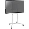 KIMEX 030-3001 Supporto da Pavimento per display 37-70 adatto per Samsung Flip® / Microsoft hub®2s, Bianco