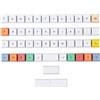 YMDK Colorful Theme Dye-Sub Top Print XDA Keycap 1.1mm PBT per MX Switch 40% Tastiera Split 36 Corne Split 46 Planck YMD40v2 Niu40