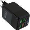 LearnLyrics Caricatore rapido - Blocco di ricarica, blocco di ricarica rapida da 150 W | Caricatore multiporta per computer portatile, adattatore di alimentazione, caricatore da parete USB per telefono