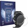 savvies Pellicola Vetro Temperato per Yuede Smartwatch 1.43 (rotondo) Protezione, Schermo Protettivo, Glass Durezza 9H