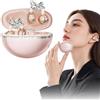 Generic Auricolari wireless Bluetooth con gioielli a farfalla, auricolari aperti con fiocco, traduzione Ai, auricolari wireless Bluetooth 6.0 per tutti i telefoni, comodi per donne, per regalo, feste