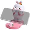 Walopola Porta telefono per bambini, simpatico supporto per telefono da scrivania, Porta cellulare con statua di animale in resina, Decorazione da tavolo, supporto per smartphone, supporto per