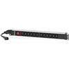 Salicru REGLETA 12 TOMAS INTE. SALICRU SPS 12F PDU C13/C14 RACK 1U/100-250V/12 SALIDAS AC C13/C14/INTERRUPTOR 680CA000002