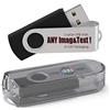 MEINAMI 50 Pezzi Chiavetta USB Personalizzata 16GB Pen Drive con il tuo Logo USB 2.0 - Nero