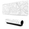 Surwin Tappetino per il Mouse, Stampa HD Tappetini Mouse Gaming Tappetino Mouse da Tavolo Soft Confortevole Tappeti Mouse Base in Gomma Antiscivolo Mousepad Durevole (600x1200mm,Bianco 1)