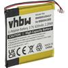 vhbw 1x batteria compatibile con Samsung SEC-YPQ1(B), YP-Q1 16, YP-Q1 4G, YP-Q1 8G MP3 music player lettore musicale (620mAh, 3,7V, Li-Poly)
