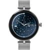 TECHMADE Smartwatch Niah Lyra, orologio digitale gioiello, schermo AMOLED, chiamate, notifiche, funzione SOS, sport, compatibile con IOS e android (MAGLIA MILANO SILVER)