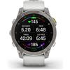Garmin epix Gen 2, smartwatch attivo premium, funzioni salute e benessere, display AMOLED touchscreen, orologio avventura con funzioni avanzate, titanio bianco